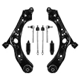 HAWK BROTHER Control Arm, Replacement For Front Lower Control Arm with Ball Joint Tie Rod Boot Compatible With 2016-2021 Honda HR-V - 8 Pcs