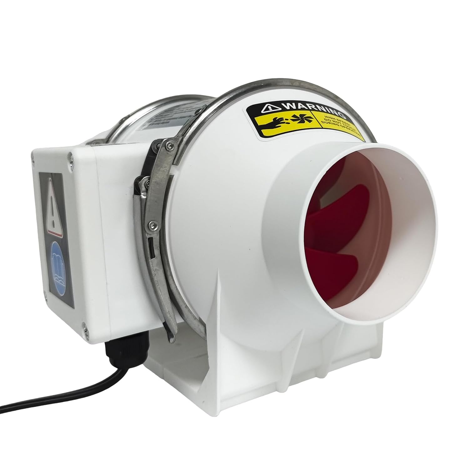 3 Inch Inline Blower Fan with Speed Controller 260 CFM with 35W Powerful and Low Noise, 2 Meter Duct, High Efficiency Ventilation System Exhaust Air Fan for Resin 3D Printer,Grow Tent,Bathroom,Kitchen