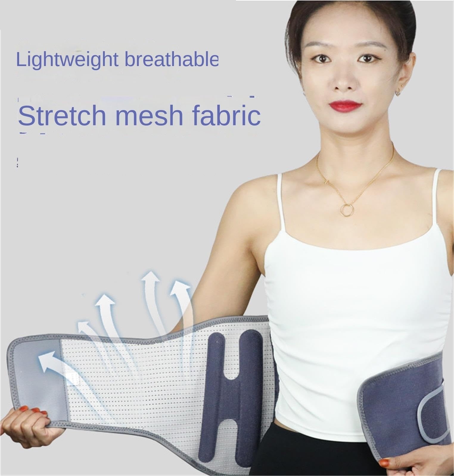 Fascia Lombare Supporto for La Schiena con Ampio Pannello di Supporto E Cinghie di Supporto for La Schiena Traspiranti Fascia Schiena Lombare(Blue,XXL)