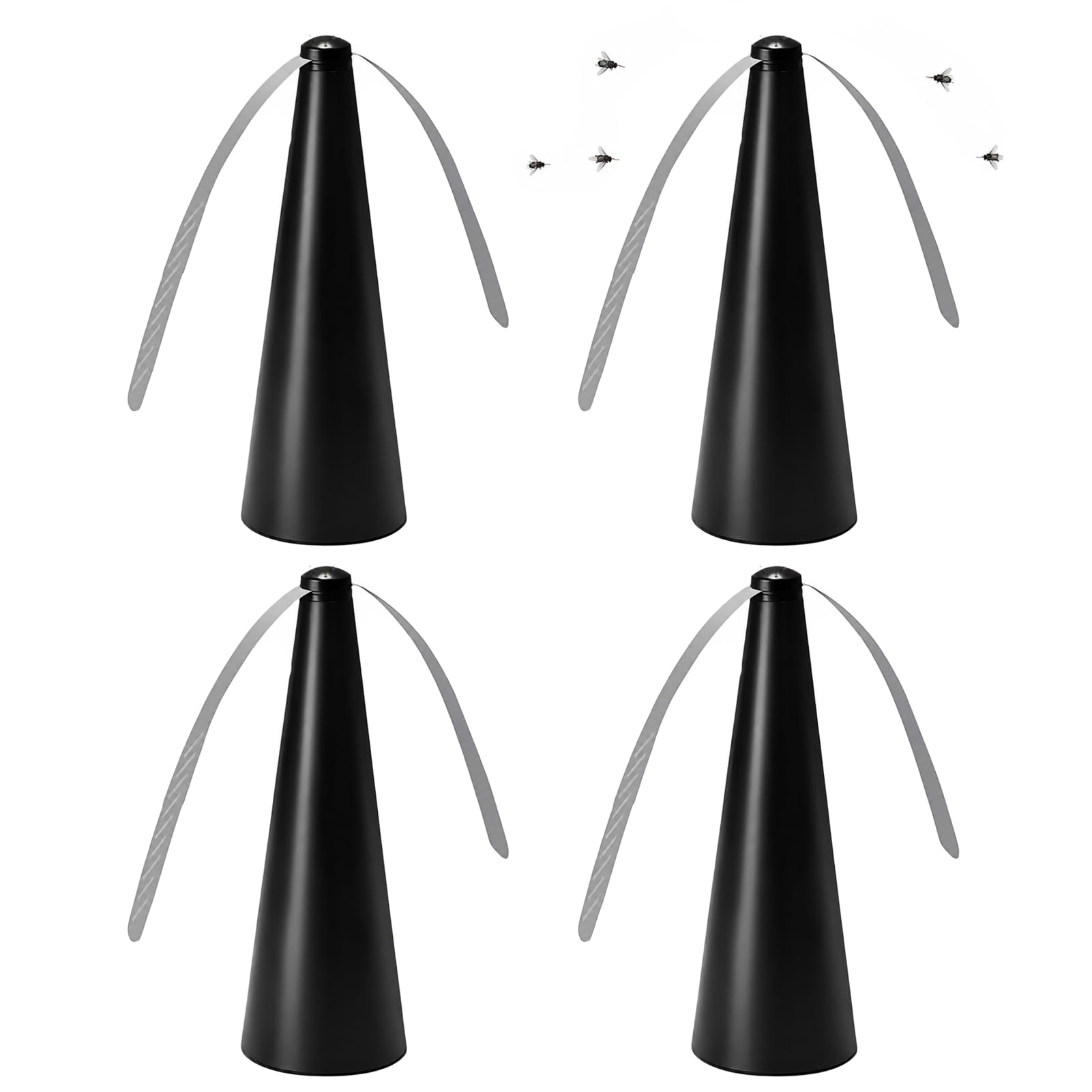 Fly Fans for Tables, 4PCS Portable Fly Repellents Fan for Tables