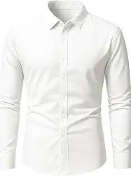 Camisa Social Masculina Slim Fit Manga Longa