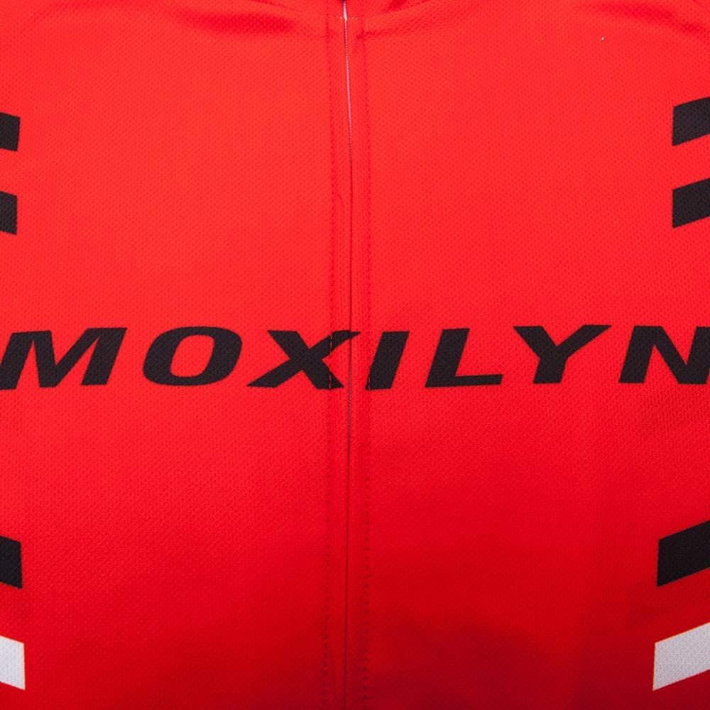 MOXILYN Men Cycling Jersey kit Short Sleeve Mountain Bike Shirt Bicycle MTB Jersey and Bibs 20D Gel Padded Bike Clothing Set