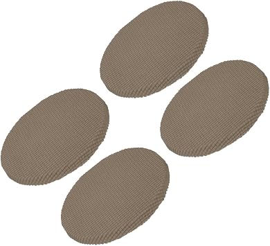 4 Packs Round Bar Stool Covers 11 Inch-16 Inch Dia Coffee