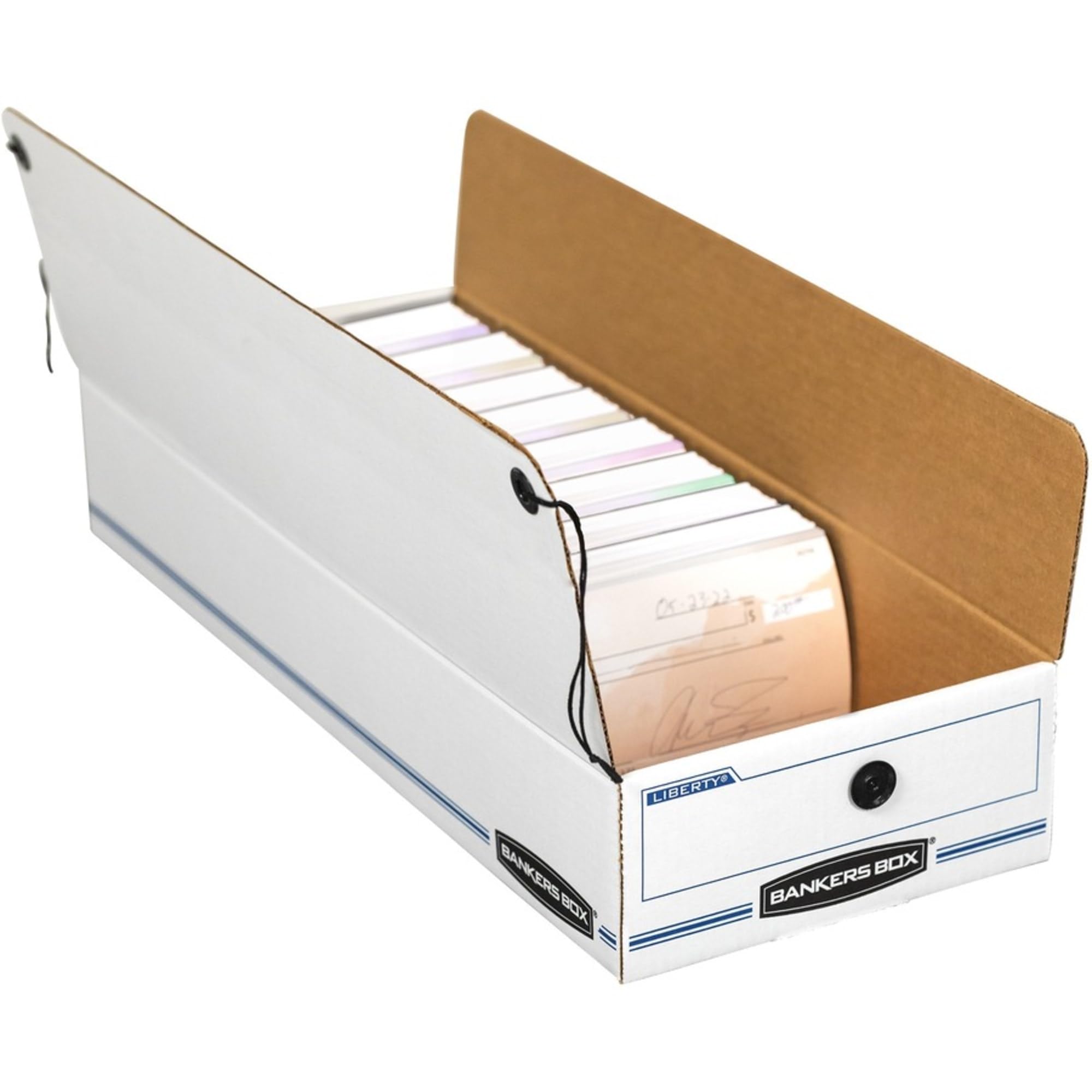 Bankers Box Liberty Check e forma scatole, controllare, 10,2 x 22,9 x 36,2 cm, confezione da 12 (00009)