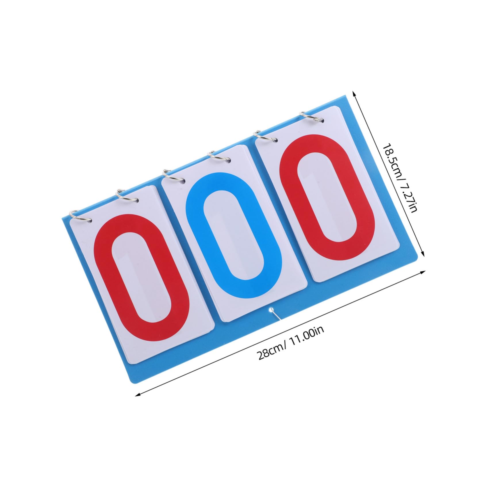 Hemoton Portable Score Flipper for Soccer Basketball and Table Tennis User Friendly Competition Scorekeeper with Space Saving Design