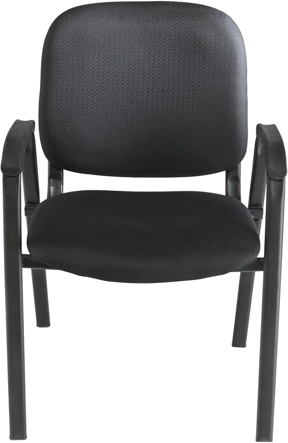 Realspace Stacking Guest Office Chair, Black
