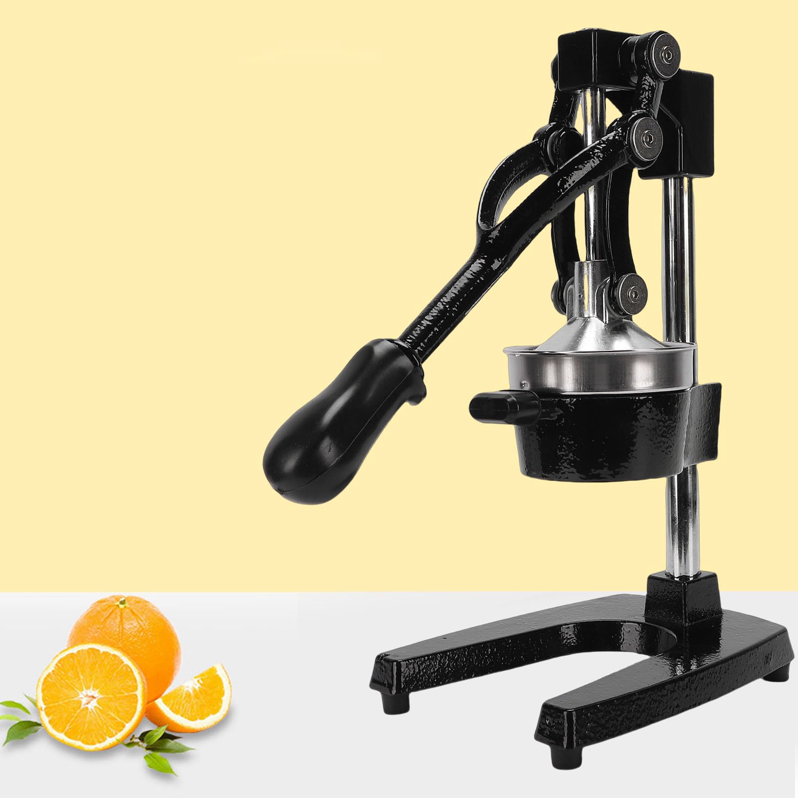Generic Exprimidor Manual Compacto de Acero Inoxidable Extrae Eficientemente Jugos para la Cocina del Hogar, Exprimidor de Limón de Acero Inoxidable para la Cocina del Hogar
