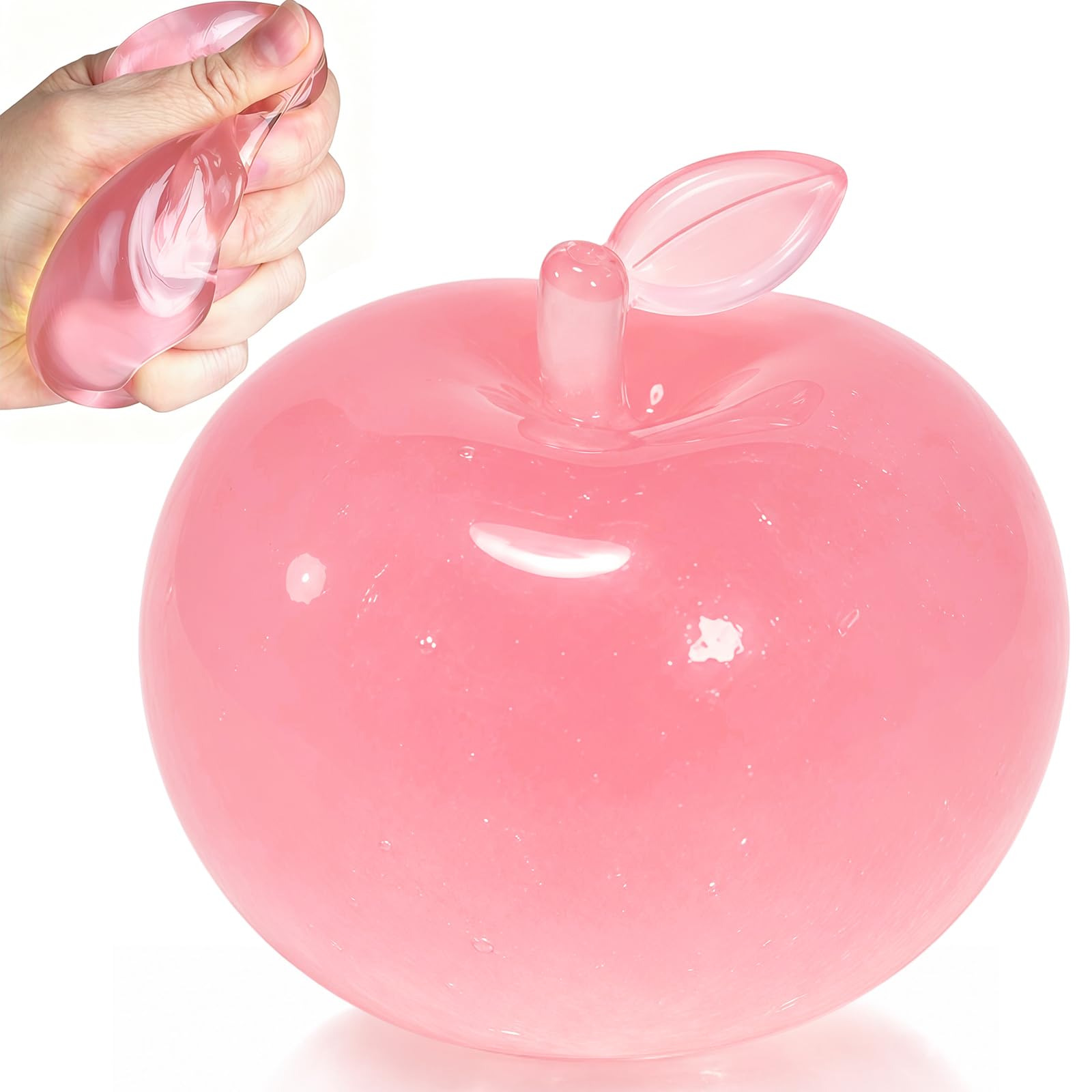 Giant Apples Squishy - Jumbo Big Apples Stress Ball, Cute Sensory Fidget Stress Balls for Adults Stress & Anxiety Relief, Ideal for ADHD, Autism, Office Desk, Classroom & Party Favors