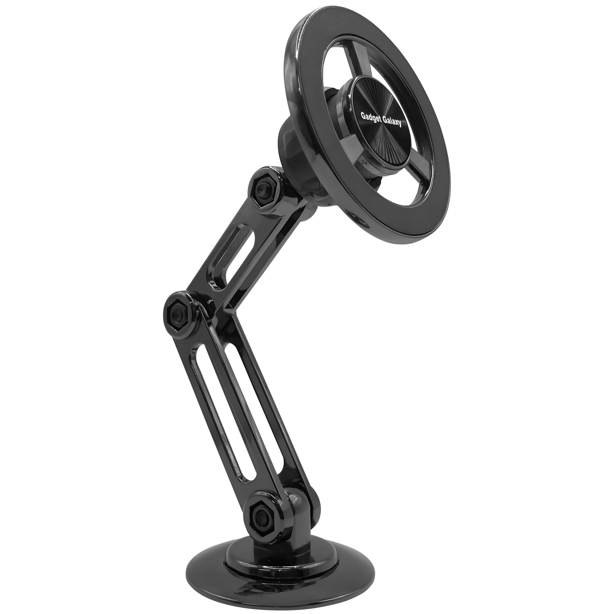 Gadget Galaxy for Magsafe Magnetic Phone Car Mount - Car Mount Holder for iPhone 15, 14, 13, 12 & All Phones with Metal Ring - Dashboard Phone Holder for Cars