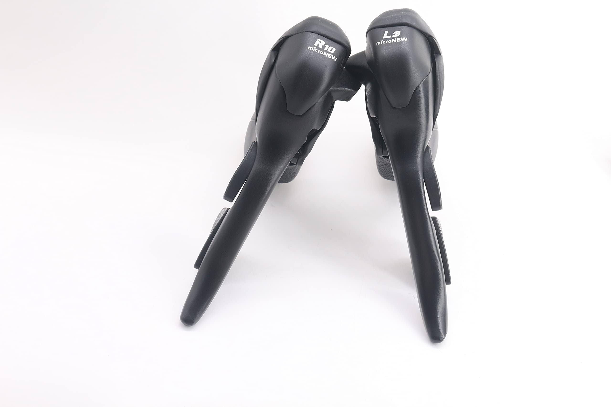 MicronewBlack Triple 3X10 Speed Shifters Road Bicycle Leave Brake Derailleur Compatible for Shimano 105 5700 Tiagra 4600