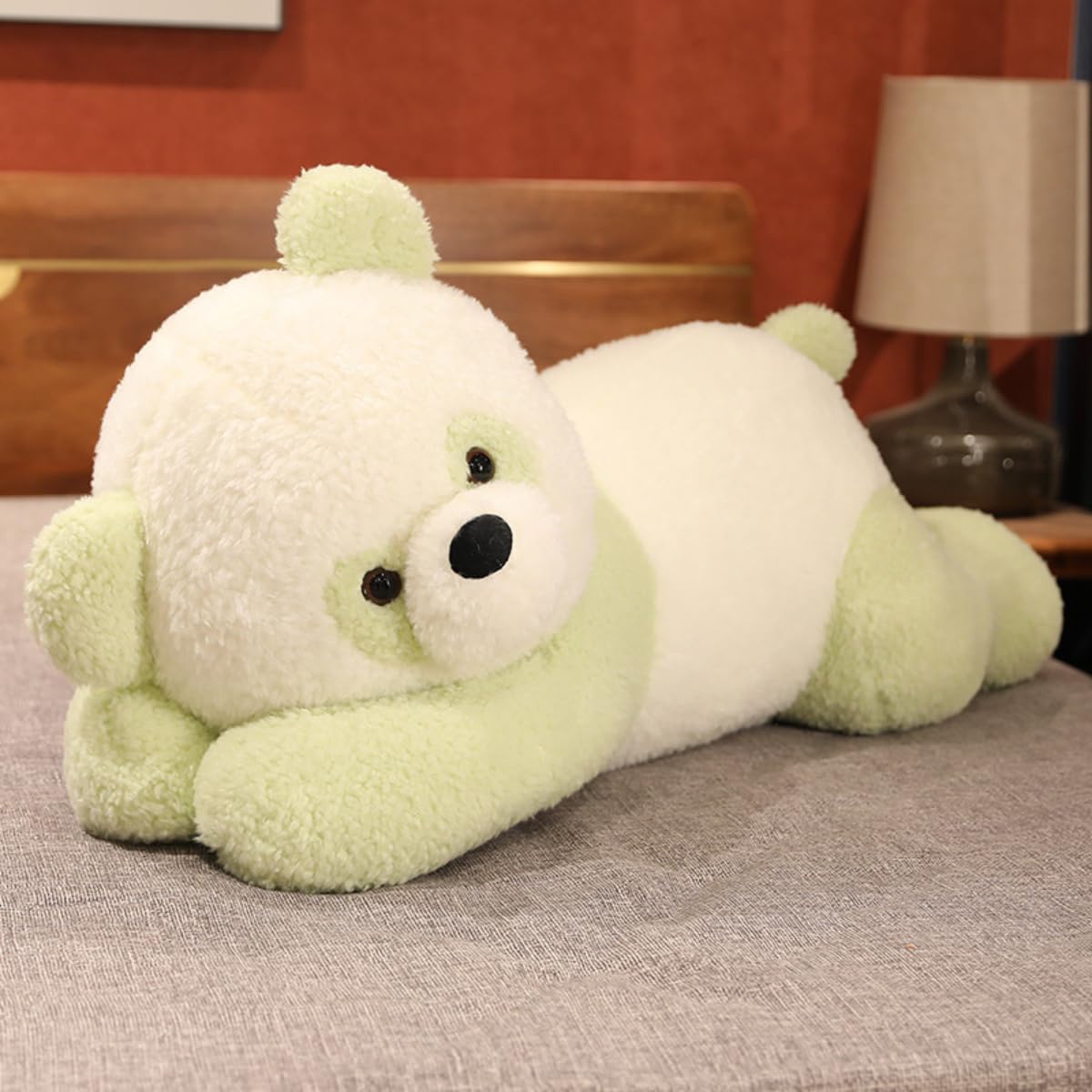 【TRENIE】ぬいぐるみ 可愛い熊の動物造型 大きなサイズ 熊縫い包みタイプ クマ抱き枕スタイル ふわふわ手触りのおもちゃB24