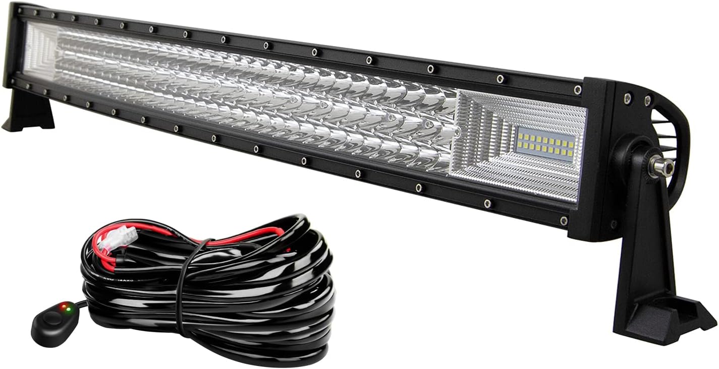 5/7 Pin Interruttore Pulsante 12/24V Per Barra Luminosa A LED ON/OFF - Foto 6