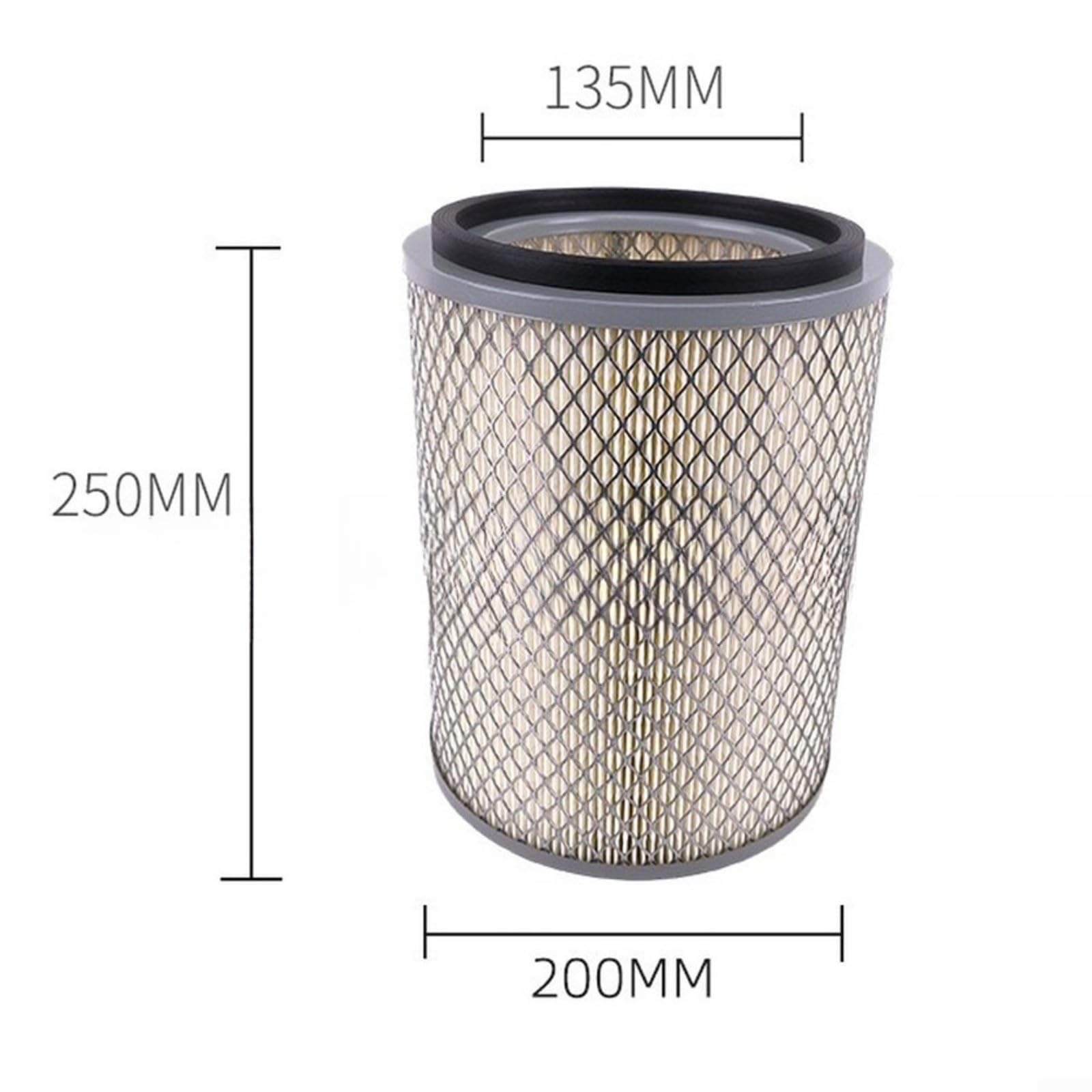 Filtro dell'aria del motore per modelli compatibili Baldwin RS2863, Wix 46433, AF4878, progettato per resistere a condizioni difficili e migliorare la longevità del motore
