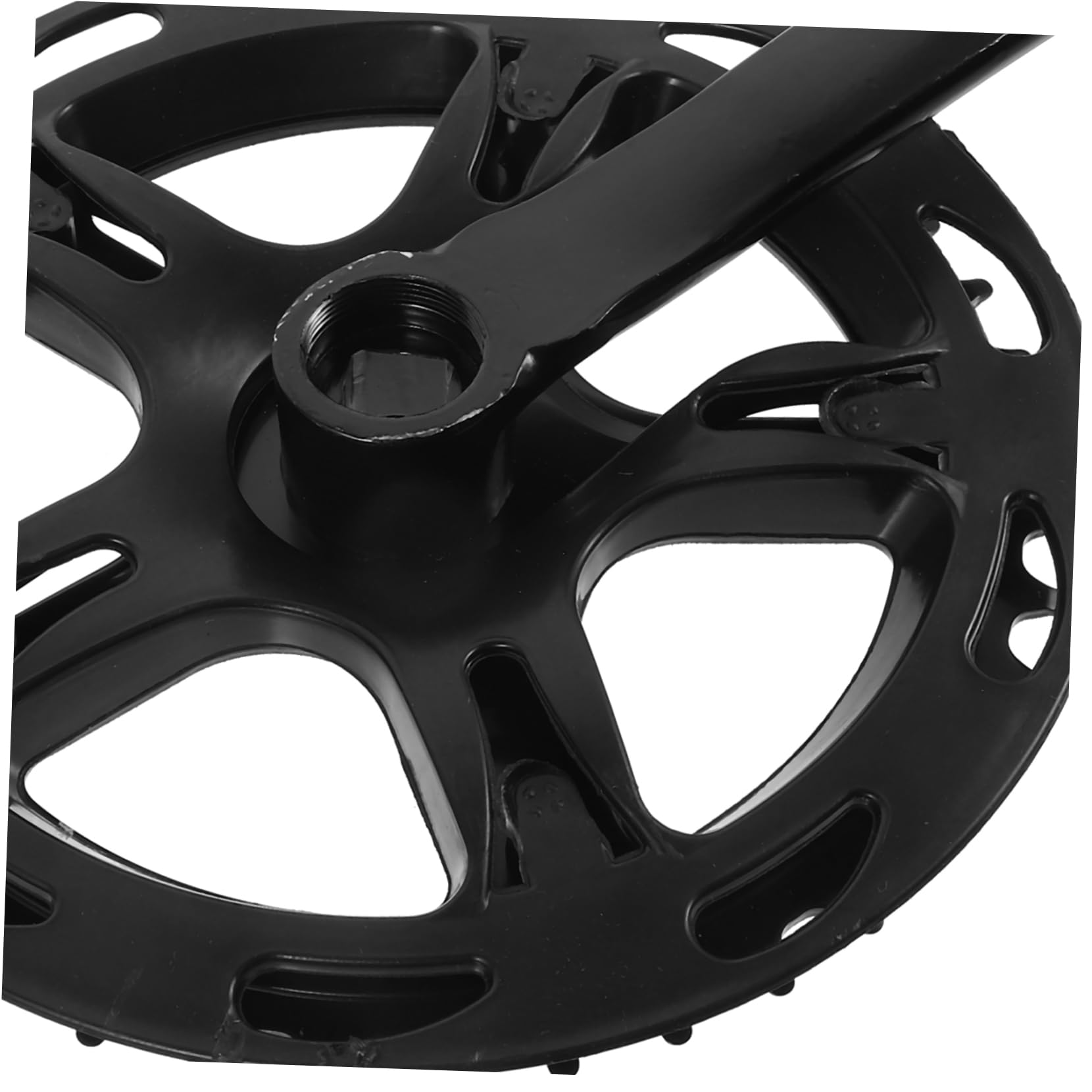 VICASKY Set di Guarnitura per Bicicletta in Acciaio Nero Foro di Precisione, Manovella Sostituibile per Riparazione Bici,