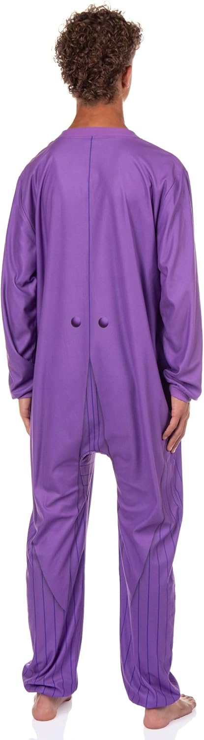 INTIMO DC Comics The Joker Union Suit Adult Costume One Piece Pajama Sleepwear - Image 4