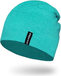 9" Multifunctional Lightweight Beanies Hats for Men Women Running Skull Cap Helmet Liner Sleep Caps