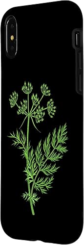 Miniatura 8 de iPhone 12 Pro Max - Planta de hierbas verdes retro vintage para dibujo  Funda de alcaravea