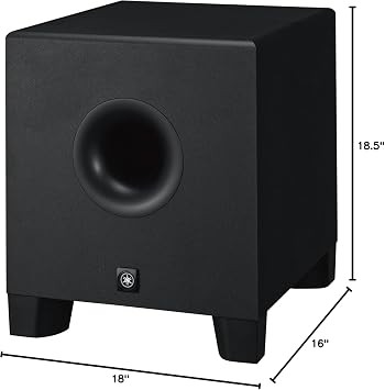 Yamaha HS8 Studio Subwoofer,Black