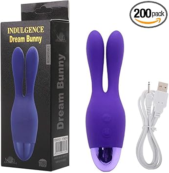Vibrador de conejo Erotik resistente al agua con 10 modos de ...