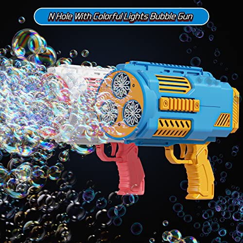 Automatic Bubble Machine Gun, Built-In Bubble Solution, Bubbles Machine Kids Toys For Toddlers Boys Girls Age 3+ Years Old, Summer Toy Gifts For Children Adult Outdoor Indoor Birthday Wedding Party #TOP1