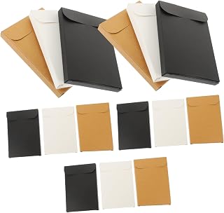 15pcs Paper Card Storage Boxes Blank Rectangular Envelope Box