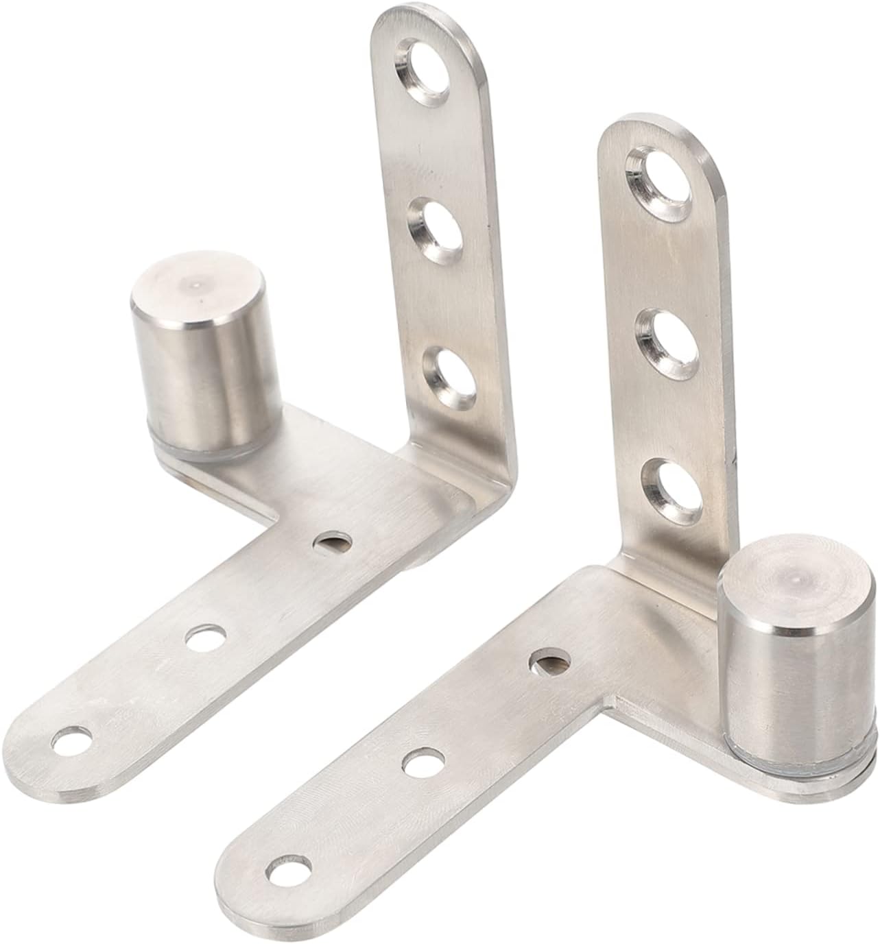 Luxshiny 3sets Cabinet Door Hinge Heavy Duty Pivot Hinge Set Stainless Steel Easy Install Hidden for Cupboard 2pcs*3