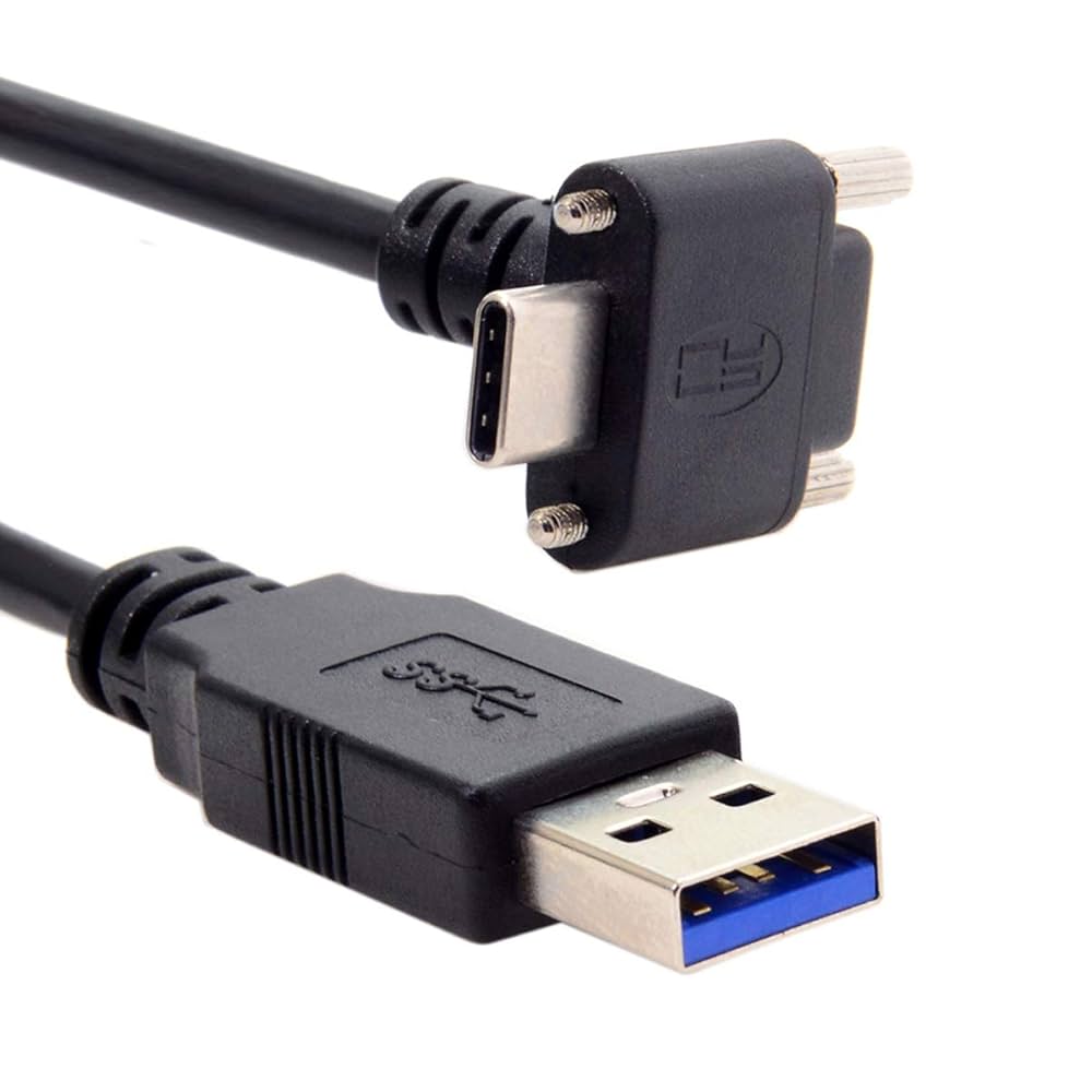 Type-C デュアルスクリューロック、標準USB3.0データケーブル　1.2 Amazon.co.jp: Cablecc USB 3.1 Type-Cデュアルスクリューロック