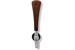 7" Tall Beer Tap Handle: Enhance Your Home Bar with Solid Walnut Elegance