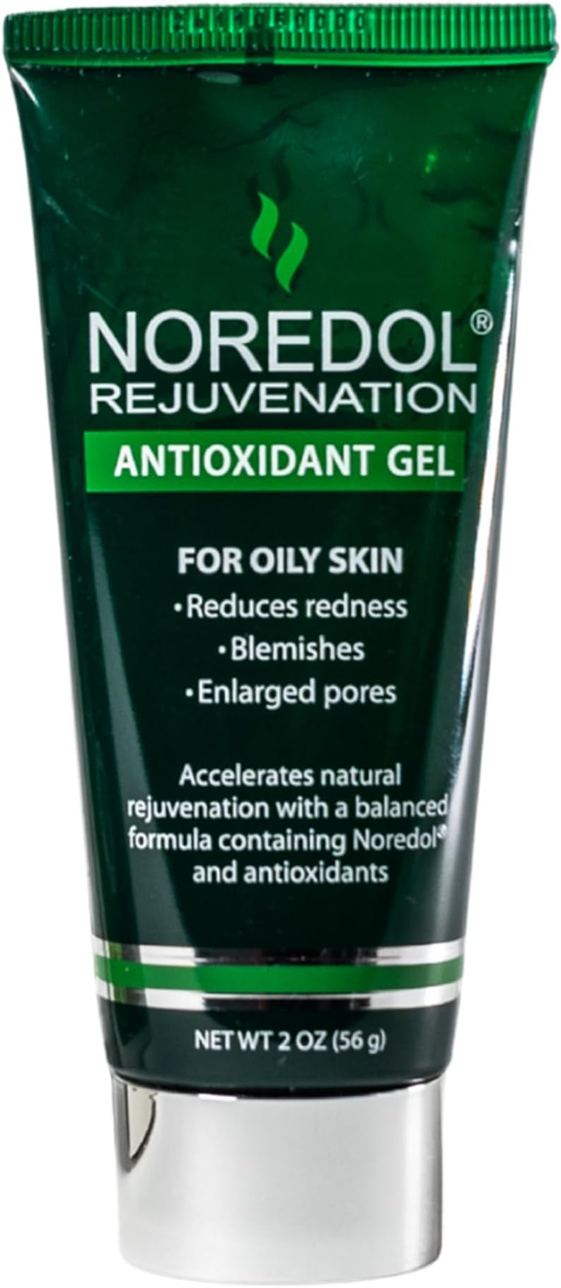 Noredol® Rejuvenation Gel | Redness Relief for Oily & Blemish-Prone Skin | Patented 1,4-Cyclohexanediol + Zinc & Vitamin A | Mattifying Pore Minimizer & Antioxidant | Fragrance-Free (2 oz)