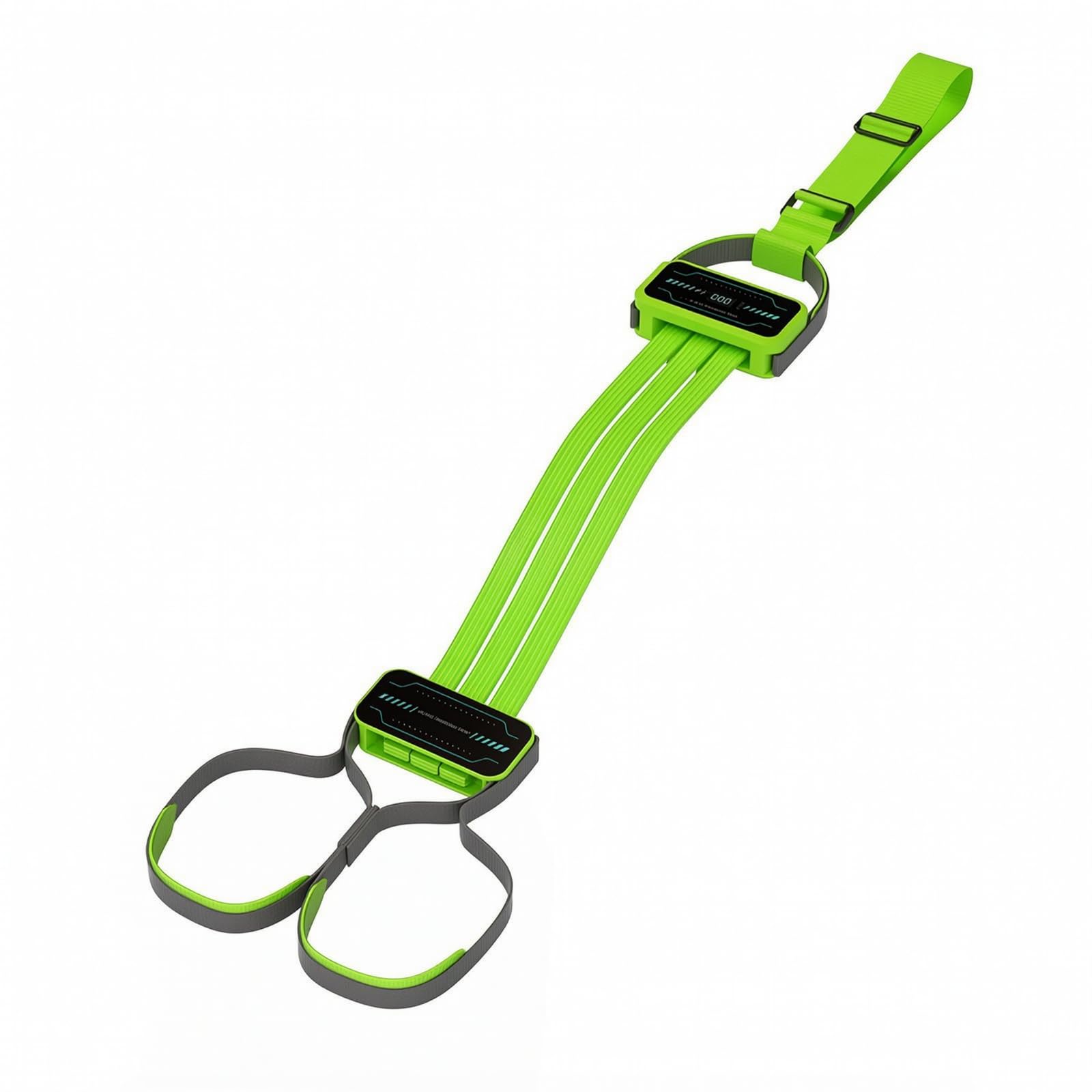 F Fityle Banda de Asistencia para Banda Elástica Correa de Resistencia Soporte Ajustable Entrenador de Tracción y Pantalla LED en Silicona y, Verde, Style to 3