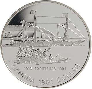 Royal Canadian Mint 1991 Proof Set with 7 Coins: Frontenac 175th Anniversary