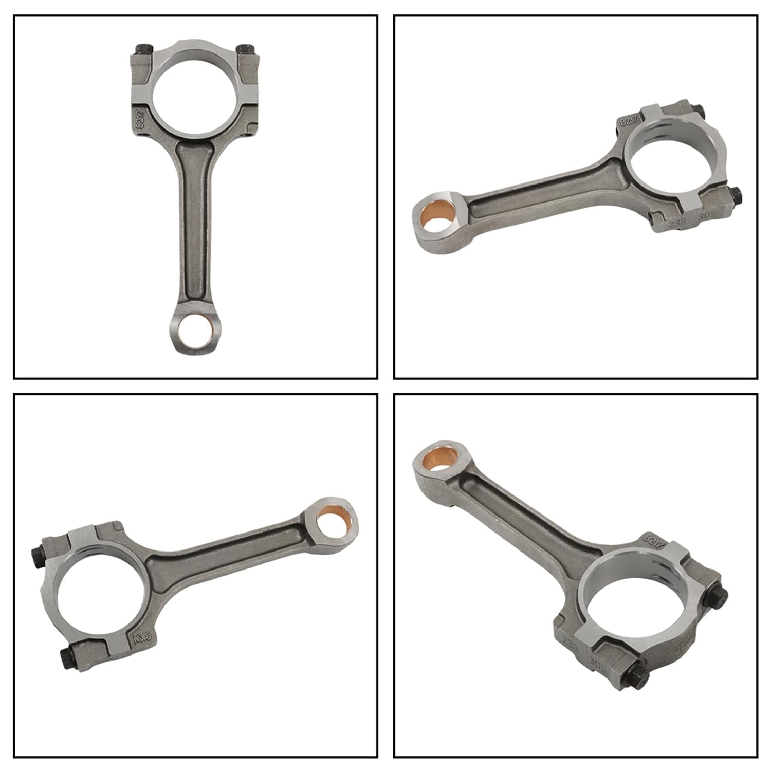 Head Gasket Seal Set Pistons Rings Con Rods Replacement for Chevrolet Equinox Replacement for Verano 2.4L 2010-2017