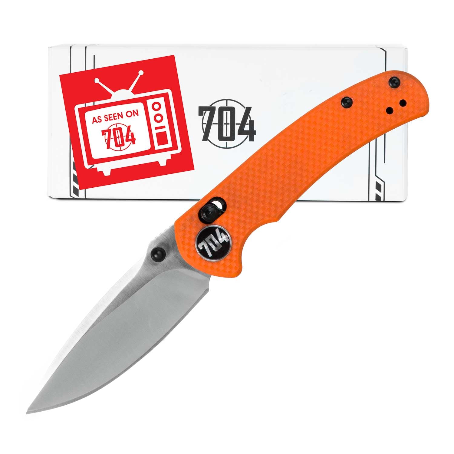 704 Gear Urban Ranger Lite V2 | EDC Folding Pocket Knife with Ambidextrous Thumbstud and Crossbar Lock | 2.91