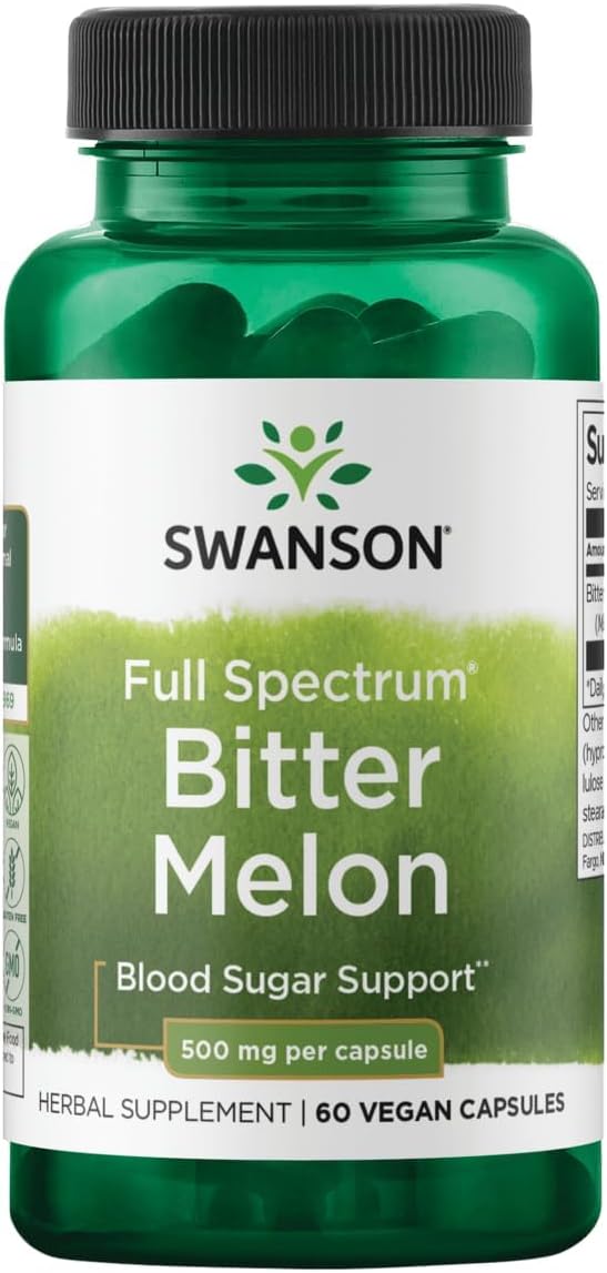 Swanson Full-Spect Bitter Melon 500Mg 60 Capsules