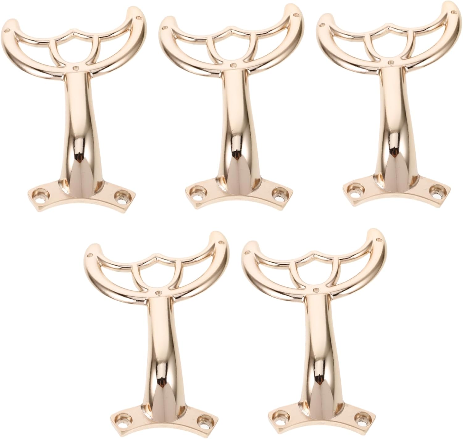 PRETYZOOM 5Pcs Replacement Ceiling Fan Blade Arms Golden Support Rods for Secure Installation and Enhanced Performance of Ceiling Fan Blades