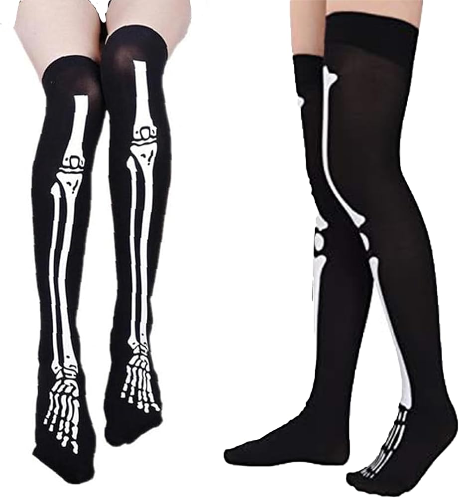 Collants Squelette Et Gant Squelette, Bas De Squelettes D