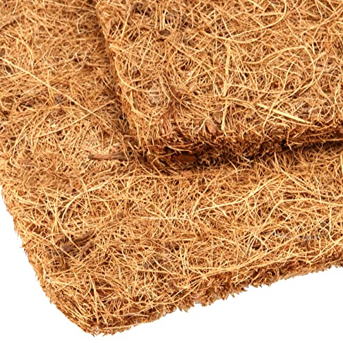 Taicheut 15 Pack 12 X 12 Inch Coconut Fiber Nesting Box Liners, Thickened Chicken Nesting Pads, Chicken Coop Bedding Mats Bulk, Poultry Supplies For Hen Laying Eggs (Brown) #TOP5
