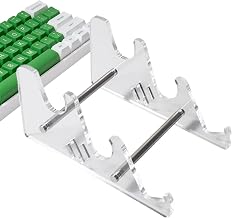 Acrylic Keyboard Stand, Mechanical Keyboard Stand with Connecting Rods, Multi-Level Keyboard Stand for Desktop Storage