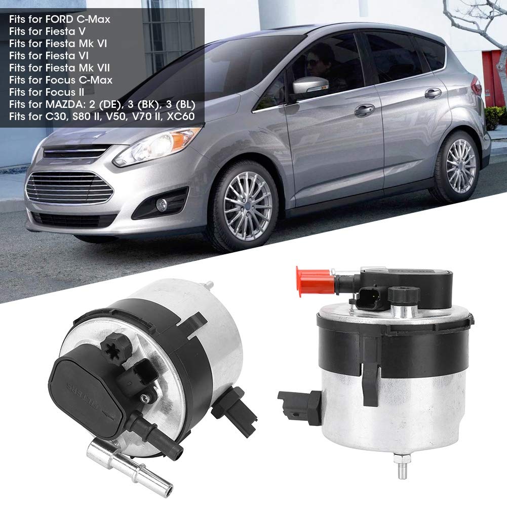 KIMISS Aluminium-Kraftstofffilter-Ersatz für C-/Fiesta, 30783135  