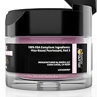 Vista 8 de Brew Glitter - Purpurina comestible rosa claro para bebidas, cócteles, cerveza y bebidas 1 frasco de 4g