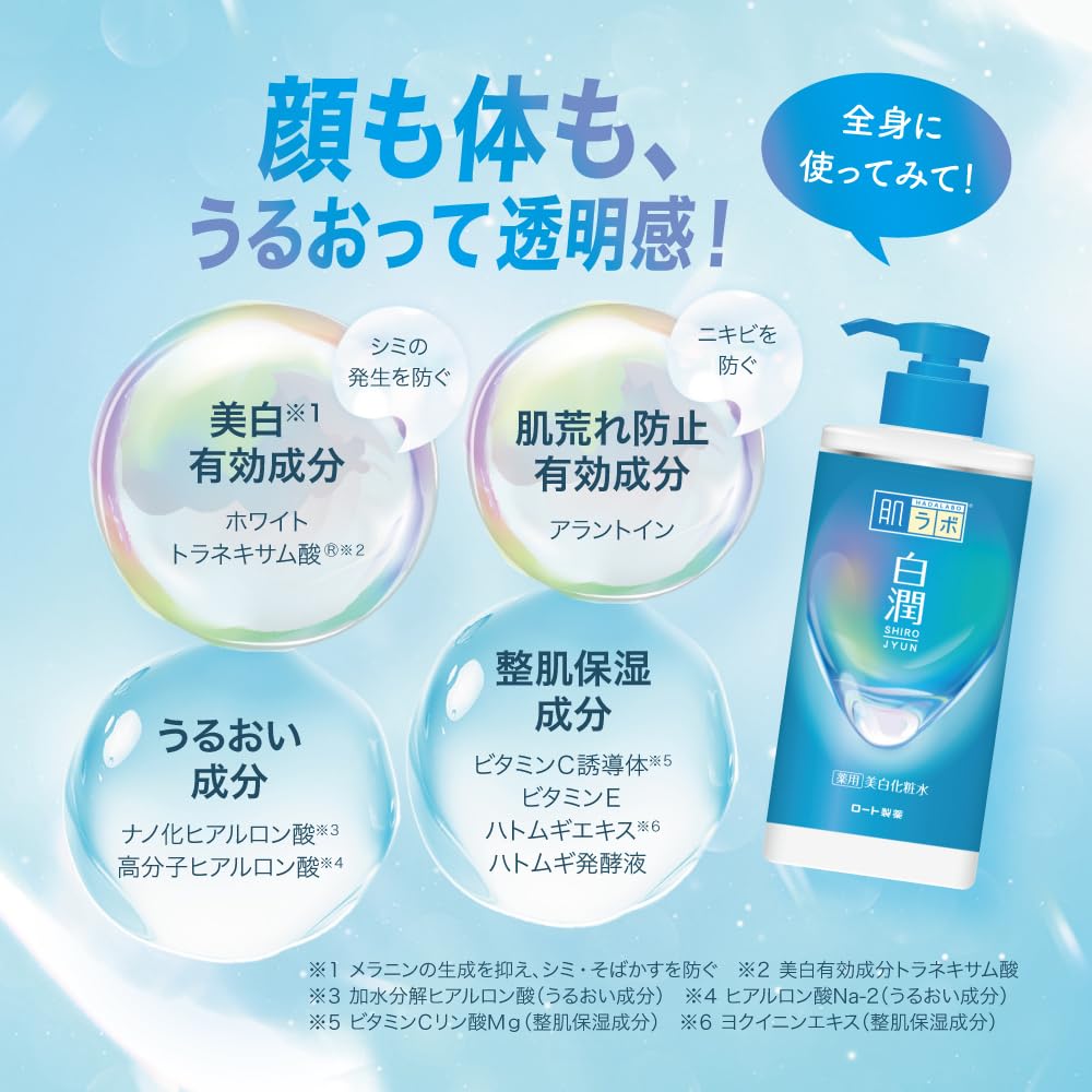 Amazon | 肌ラボ 【セット買い】 白潤 薬用美白化粧水 しっとり 大容量