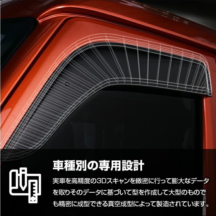 Amazon | タンク ルーミー 900系 ドアバイザー サイドバイザー 金具付