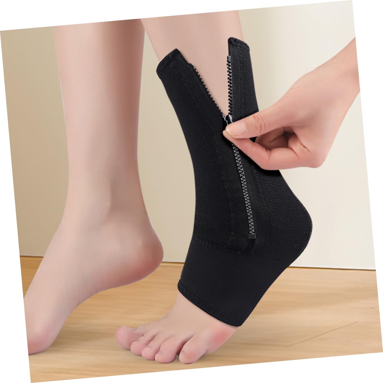 2pcs Ankle Brace Sleeve for Men Women Footless Compression Socks Ankle Protection for Sports
