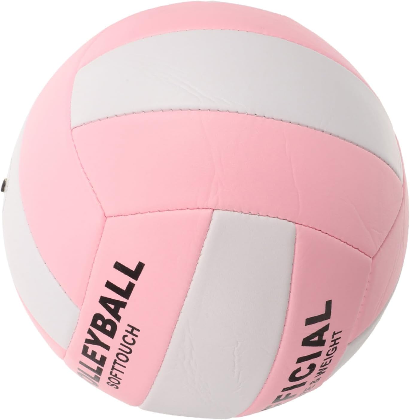 Soft Indoor Volleyball Training Ball Standard Dimensions Stitched Explosion-Proof White for Adult Practice and School Exams