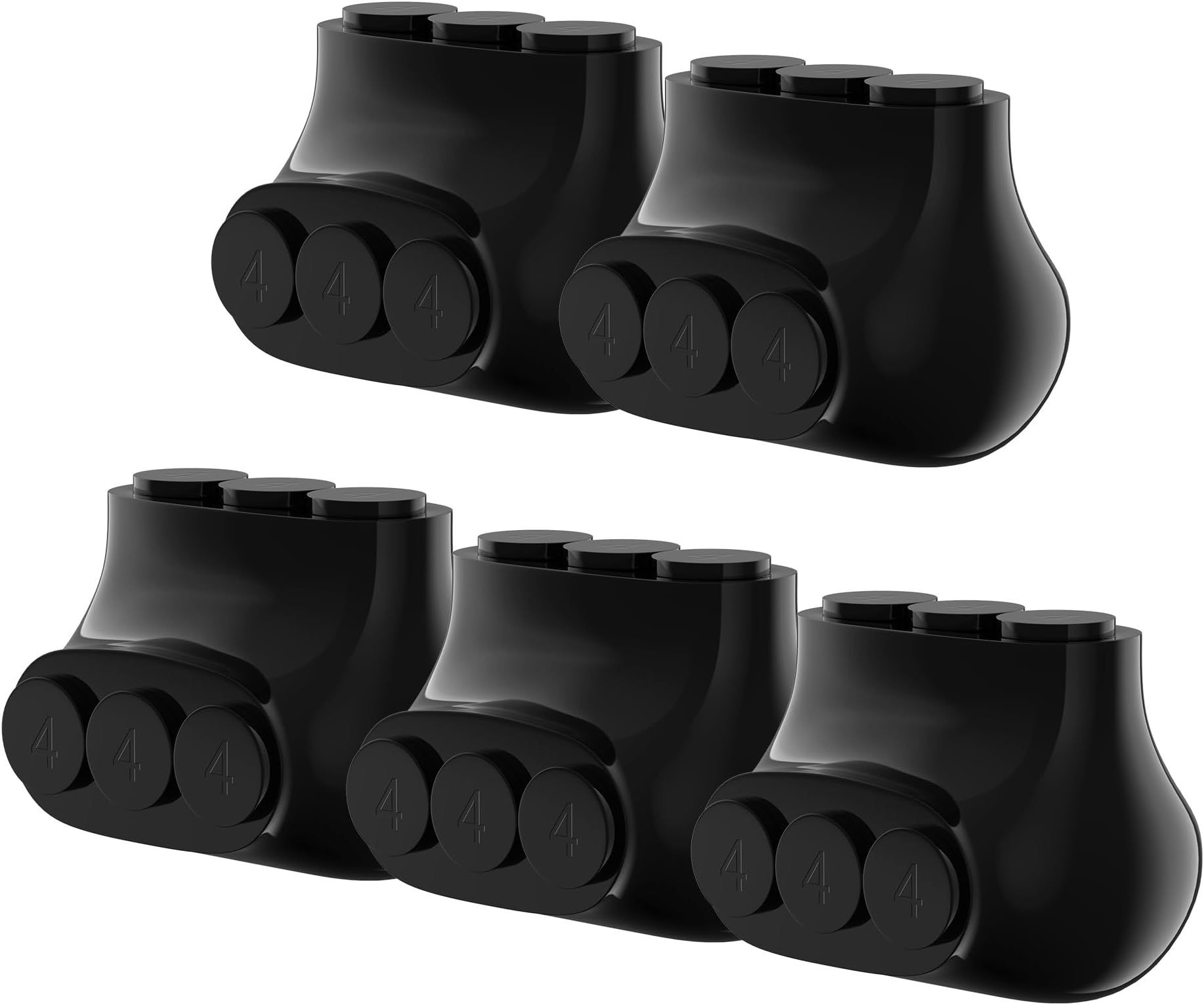- 3 Port Insulated Multi Tap Connector 4-14 AWG Aluminum to Copper Wire Connectors Single-Sided Entry Aluminum Wire Connectors Slotted Allen Hex - 5 Pack