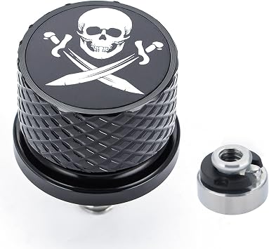 Knurled Fender Rear Seat Bolt Screw 1/4"-20 Thread Fit for Harley Davidson Touring Softail Dyna Sportster CVO Fatbob 1996-2022 Style C & Nut Kit