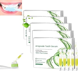 TLOPA Ampullen Zahnpasta,Tlopa Ampoule Toothpaste, Removal of Tartar and Plaque Bacteria and Various Oral Problems, Tlopa Ampoule Tooth Serum (5PACKS-50PCS)