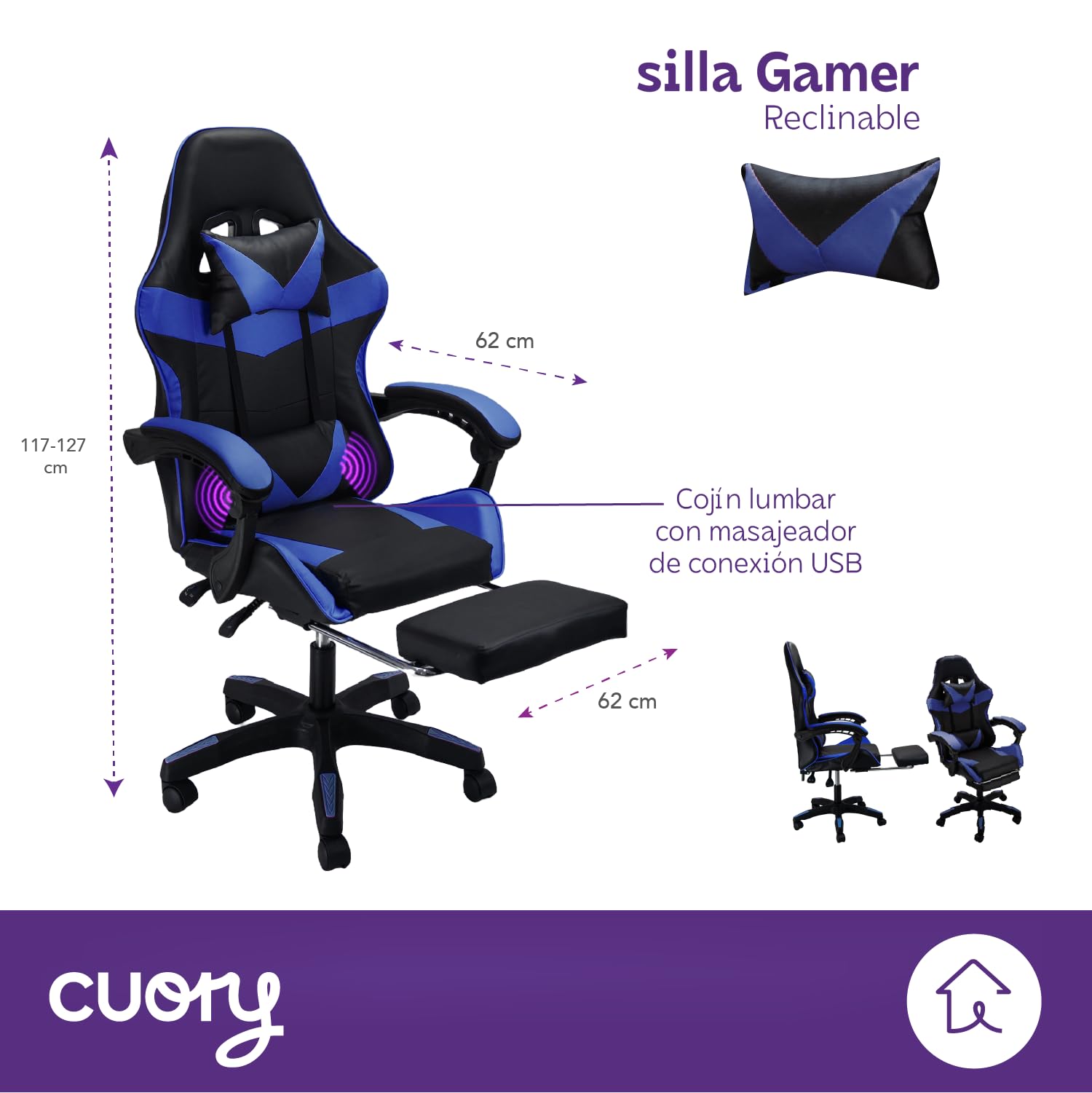 Silla Ergonomica Para Escritorio Kubo Silla Gaming Ergonómica Con