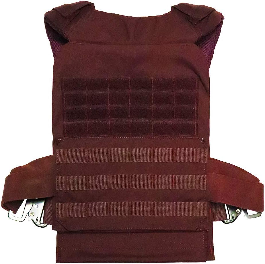 Bear KompleX Weight Vest - Easily Adjustable, Gym Training Jacket with Heat Treated Steel Alloy Buckles for Strength & Crossfit Training, Plates Sold Seperately : Sports & Outdoors