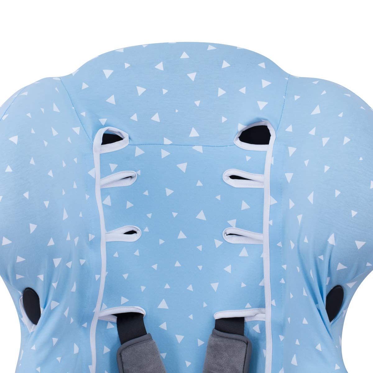 JYOKO Kids Pokrowiec na fotel samochodowy kompatybilny z Iseos Neo i Auto Kite Baby Comfort (Blue Sparkles)